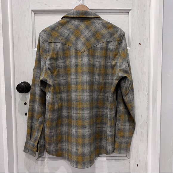 Pendleton CANYON snap 100 % Virgin wool shirt - Picture 4 of 12